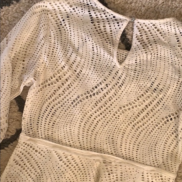 White Perforated Top - Picture 5 of 5